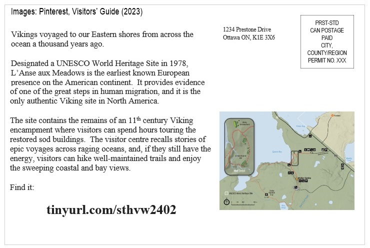 St Helen's Virtual Walk Across Canada - Canada - L'Anse aux Meadows National Historic Site
