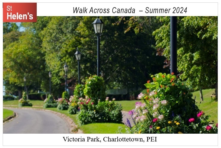 St Helen's Virtual Walk Across Canada - Canada - Victoria Park, Charlottetown, PEI
