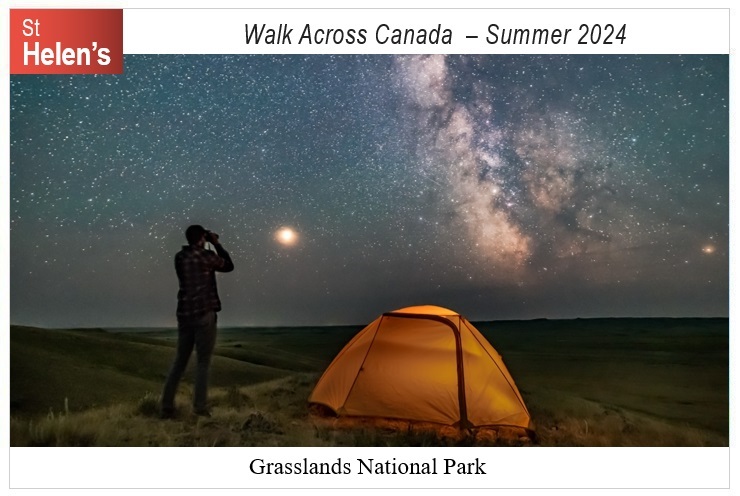St Helen's Virtual Walk Across Canada - Canada - Grasslands National Park