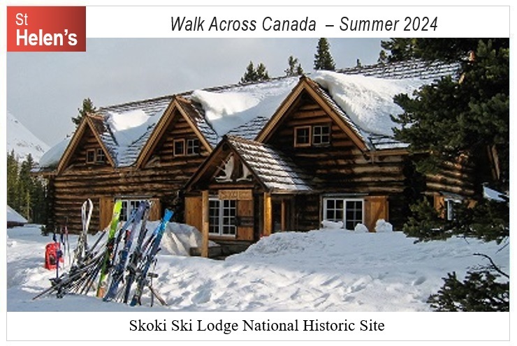 St Helen's Virtual Walk Across Canada - Canada - Skoki Ski Lodge National Historic Site