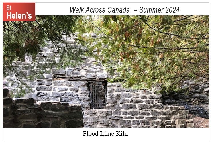 St Helen's Virtual Walk Across Canada - Ottawa - Flood Lime Kiln