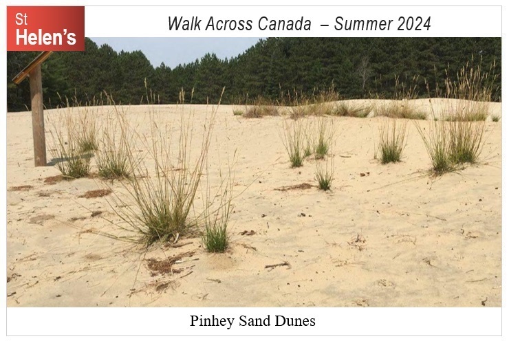 St Helen's Virtual Walk Across Canada - Ottawa - Pinhey Sand Dunes