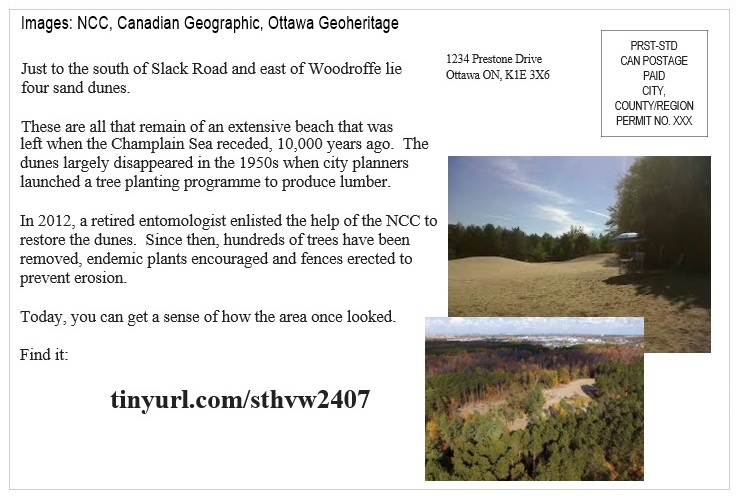 St Helen's Virtual Walk Across Canada - Ottawa - Pinhey Sand Dunes