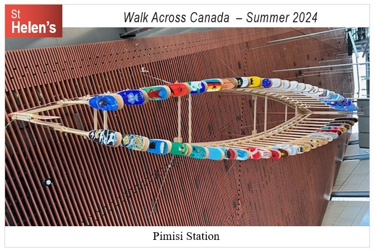 St Helen's Virtual Walk Across Canada - Ottawa - Pimisi Station