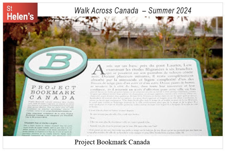 St Helen's Virtual Walk Across Canada - Ottawa - Project Bookmark Canada