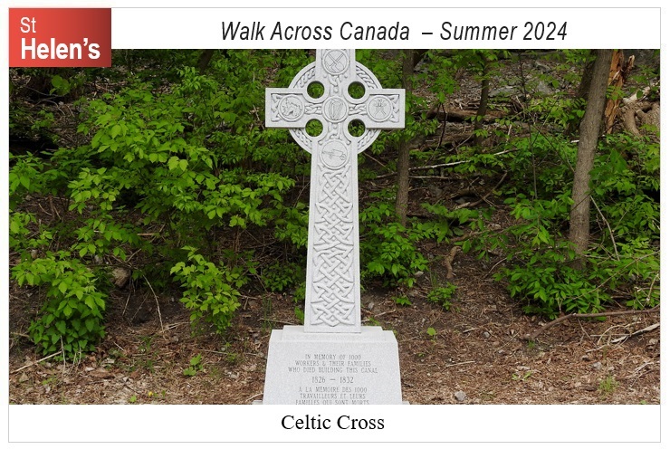 St Helen's Virtual Walk Across Canada - Ottawa - Celtic Cross