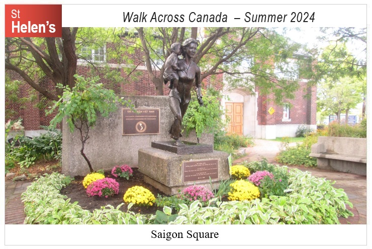 St Helen's Virtual Walk Across Canada - Ottawa - Saigon Square